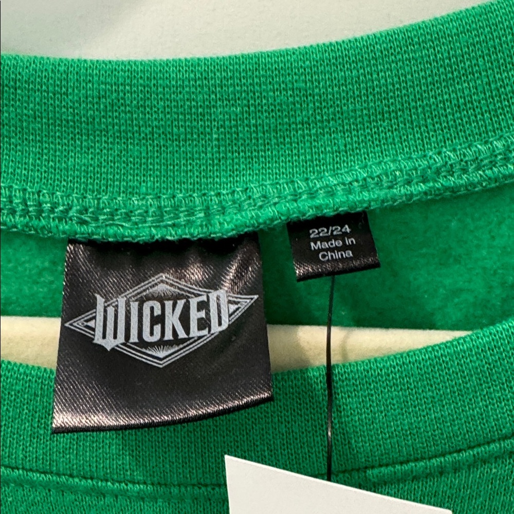 Lane Bryant Green 'Wicked' Sweatshirt - Picture 3 of 5